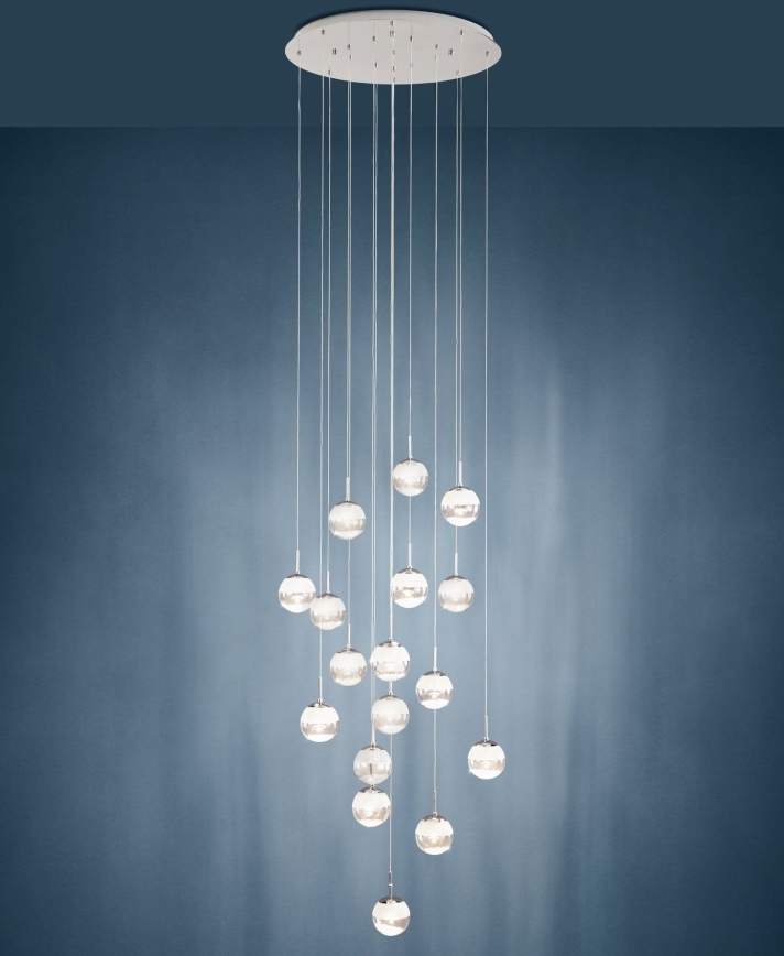 Eglo - LED-himmennettävä kattokruunu narussa 17xLED / 5W / 230V