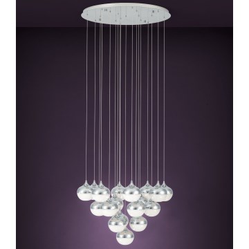 Eglo - LED-himmennettävä kattokruunu narussa 18xLED / 3,1W / 230V