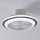 Eglo - LED Himmennettävä kattotuuletin LED/25,5W/230V valkoinen/harmaa 2700-6500K + kauko-ohjaus