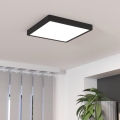 Eglo - LED-himmennettävä kattovalaisin LED/20,5W/230V musta 28,5x28,5 cm