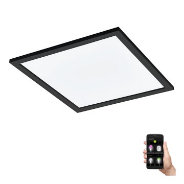 Eglo - LED Himmennettävä kattovalo LED/21,5W/230V musta ZigBee