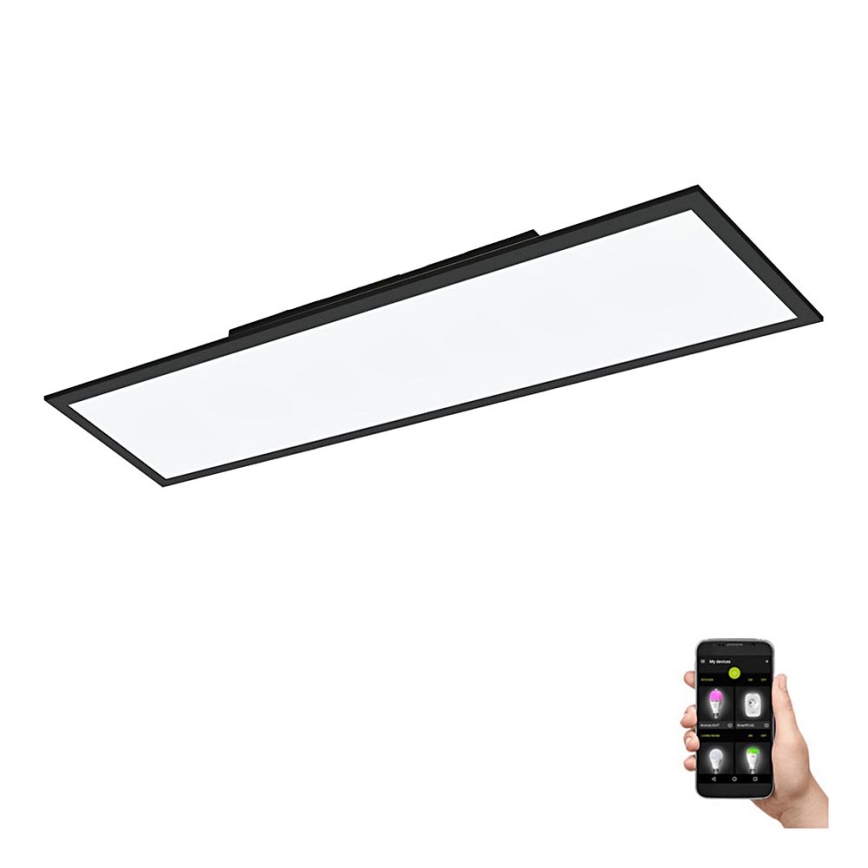 Eglo - LED Himmennettävä kattovalo LED/33,5W/230V musta ZigBee