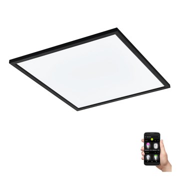 Eglo - LED Himmennettävä kattovalo SALOBRENA-Z LED/33W/230V musta ZigBee