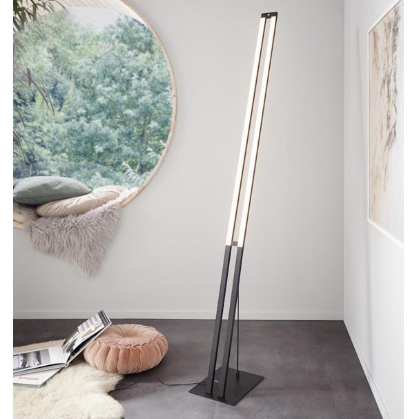 Eglo - LED Himmennettävä kosketus lattialamppu LED/27W/230V