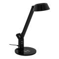 Eglo - LED Himmennettävä kosketuspöytävalaisin langattomalla latauksella LED/4,8W/230V musta