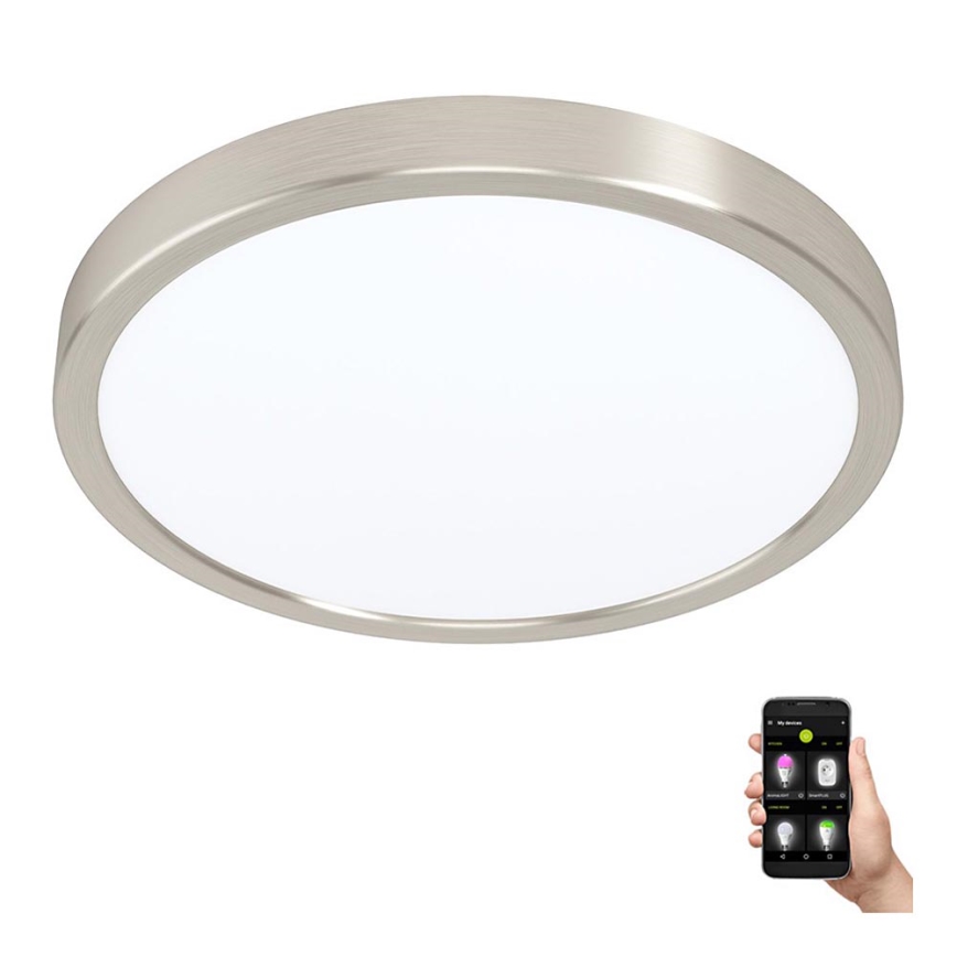 Eglo - LED Himmennettävä kylpyhuoneen kattovalo LED/19,5W/230V 2700-6500K IP44 ZigBee