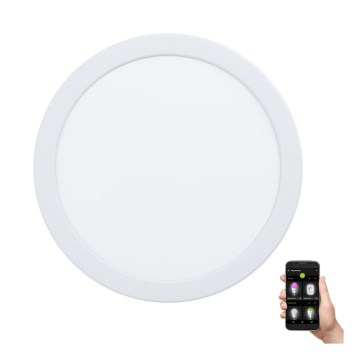 Eglo - LED-himmennettävä kylpyhuoneen upotettava kattovalaisin LED/16,5W/230V IP44 ZigBee halkaisija 21,6 cm