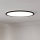 Eglo - LED Himmennettävä ulko katto kevyt LED/16,8W/230V 2700-6500K halkaisija 50 cm IP44 musta + kauko-ohjaus