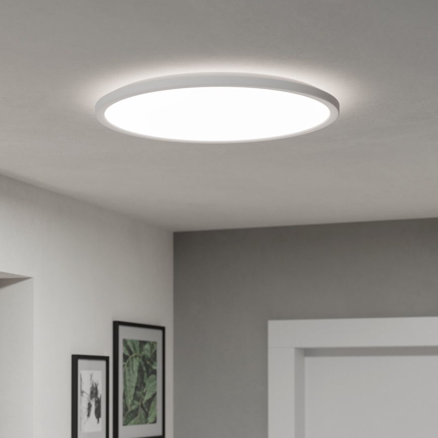 Eglo - LED Himmennettävä ulko katto kevyt LED/16,8W/230V 2700-6500K halkaisija 50 cm IP44 valkoinen + kauko-ohjaus
