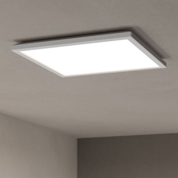 Eglo - LED Himmennettävä ulko katto kevyt LED/17,6W/230V 2700-6500K 39x39 cm IP44 valkoinen + kauko-ohjaus