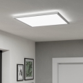Eglo - LED Himmennettävä ulko katto kevyt LED/17W/230V 2700-6500K 50x50 cm IP44 valkoinen + kauko-ohjaus