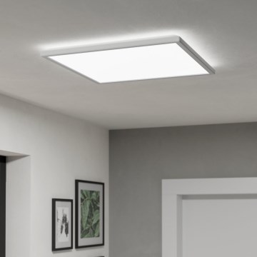 Eglo - LED Himmennettävä ulko katto kevyt LED/17W/230V 2700-6500K 50x50 cm IP44 valkoinen + kauko-ohjaus