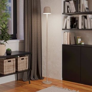 Eglo - LED Himmennettävä ulko ladattava lamppu LED/4,3W/5V 2400/3000/4000K IP54 kerma