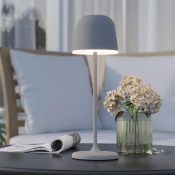 Eglo - LED Himmennettävä ulko rechargeable lamppu LED/2,2W/5V 1800 mAh harmaa IP54