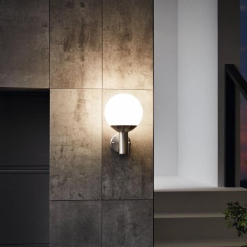 Eglo - LED himmennettävä ulkokäyttöön tarkoitettu seinävalaisin NISIA-C 1xE27/9W/230V IP44