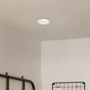 Eglo - LED Himmennettävä upotettava valo/4,9W/230V valkoinen