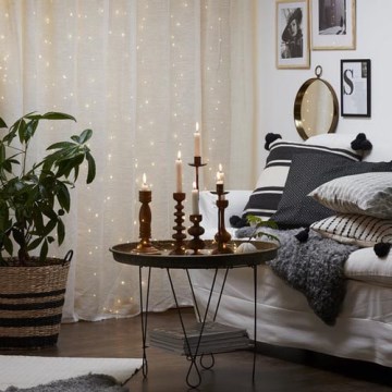Eglo - LED-jouluketju 200xLED 1m lämmin valkoinen