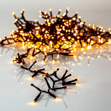 Eglo - LED Jouluketju ulkokäyttöön GOLDEN 1200xLED 24m IP44 lämmin valkoinen