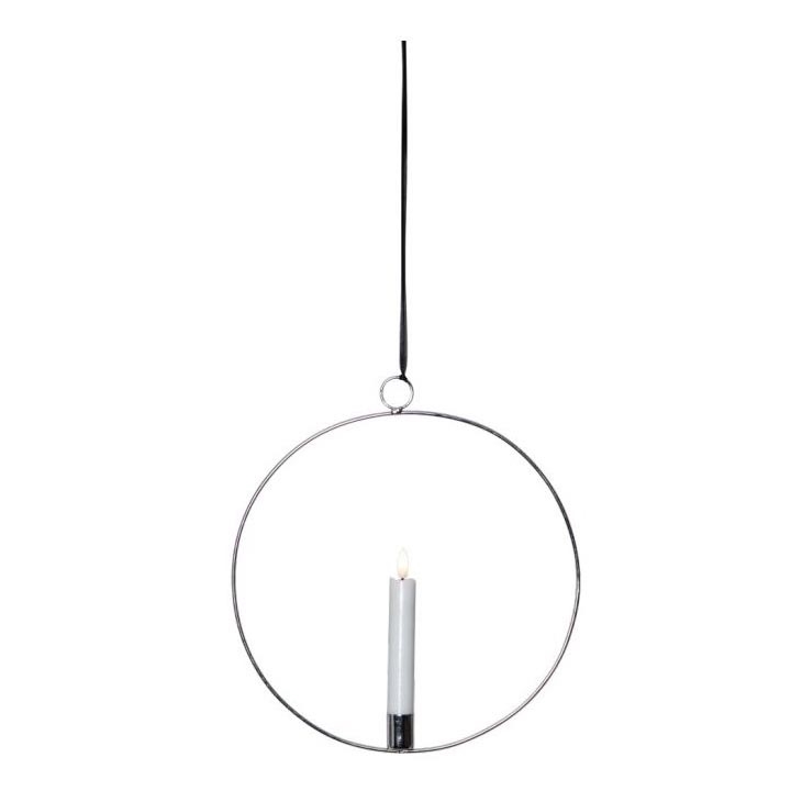 Eglo - LED-joulukoriste 1xLED/0,06W/1xAA hopea