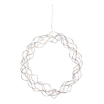 Eglo - LED joulukoriste 30xLED/0,064W/230V kiiltävä kromi