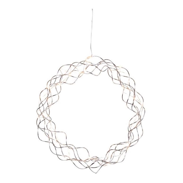 Eglo - LED joulukoriste 30xLED/0,064W/230V kiiltävä kromi