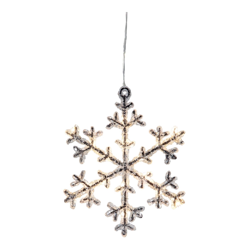 Eglo - LED joulukoriste ICY 16xLED/0,064W/3xAA