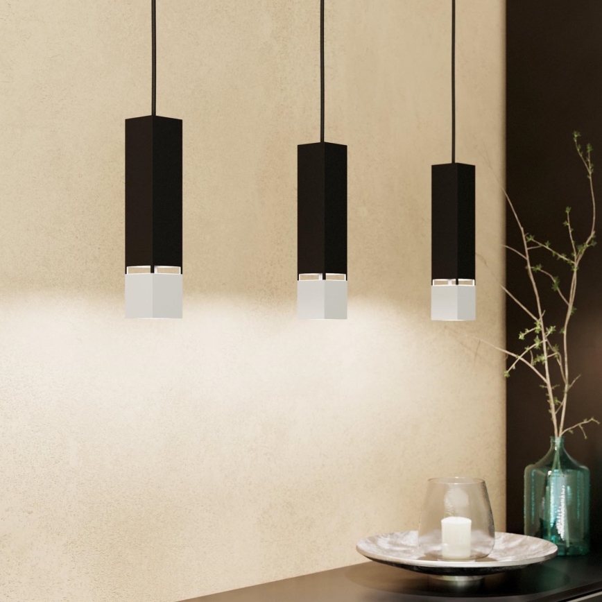 Eglo - LED-kattokruunu johdossa 3xGU10/4,5W/230V