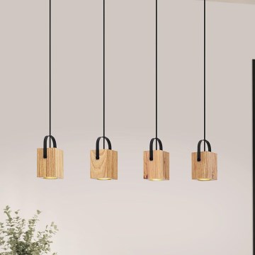 Eglo - LED-kattokruunu johdossa 4xGU10/3W/230V