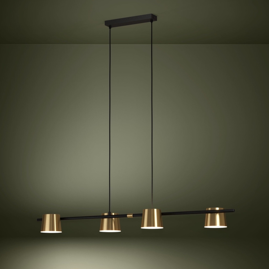Eglo - LED-kattokruunu johdossa 4xGU10/4,6W/230V 3000K kulta