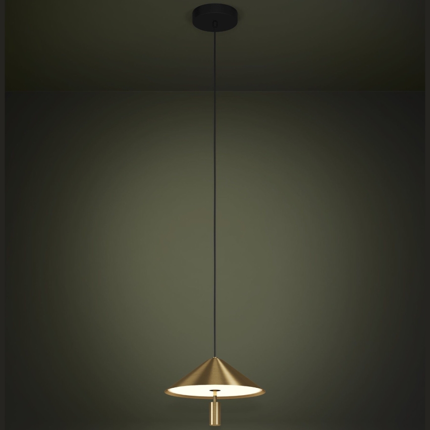 Eglo - LED-kattokruunu johdossa LED/12W/230V 3000K kulta