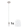 Eglo - LED-kattokruunu johdossa MY CHOICE 1xE14/4W/230V  mattakromi/valkoinen