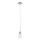 Eglo - LED-kattokruunu johdossa MY CHOICE 1xE14/4W/230V  mattakromi/valkoinen