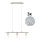 Eglo - LED-kattokruunu johdossa MY CHOICE 3xE14/4W/230V mattakromi