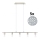 Eglo - LED-kattokruunu johdossa MY CHOICE 5xE14/4W/230V mattakromi