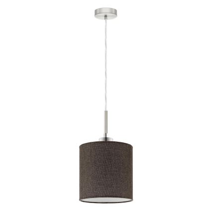 Eglo - LED-kattokruunu johdossa TUNJA 1xE27/60W/230V ruskea