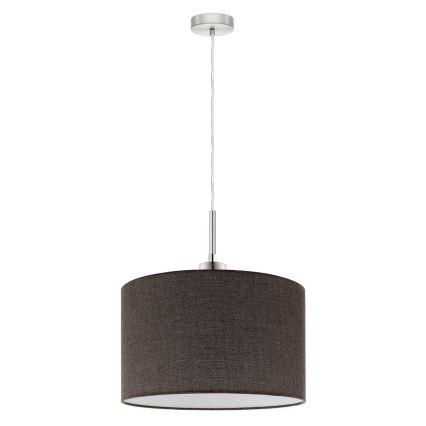 Eglo - LED-kattokruunu johdossa TUNJA 1xE27/60W/230V ruskea