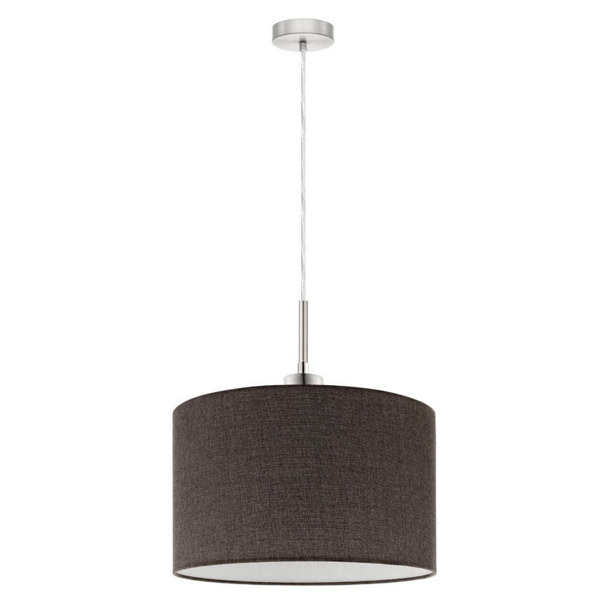Eglo - LED-kattokruunu johdossa TUNJA 1xE27/60W/230V ruskea