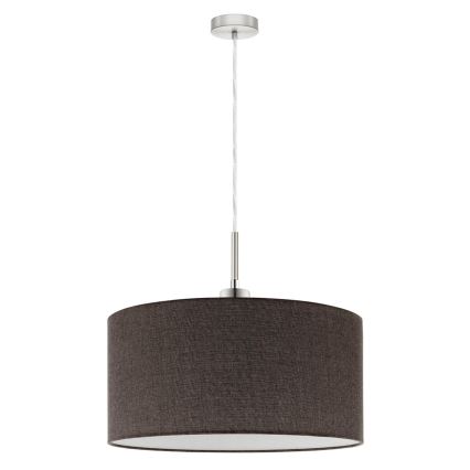 Eglo - LED-kattokruunu johdossa TUNJA 1xE27/60W/230V ruskea