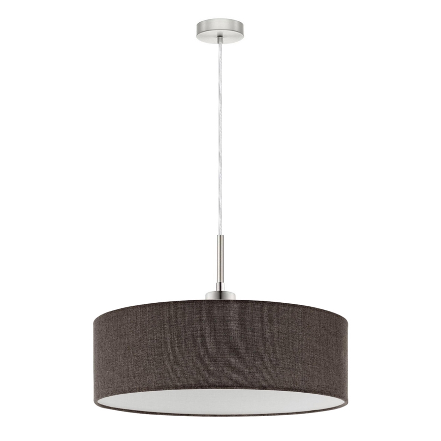 Eglo - LED-kattokruunu johdossa TUNJA 1xE27/60W/230V ruskea
