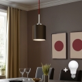 Eglo - LED-kattokruunu johdossa TUNJA 1xE27/60W/230V ruskea