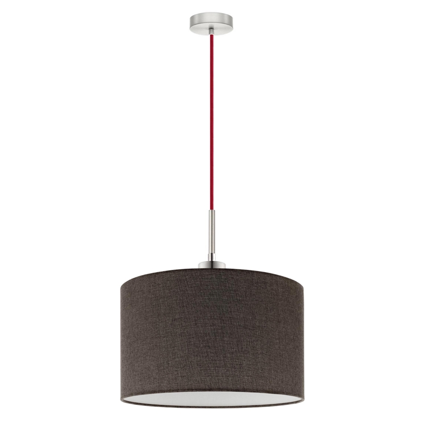 Eglo - LED-kattokruunu johdossa TUNJA 1xE27/60W/230V ruskea