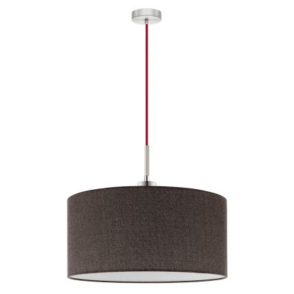 Eglo - LED-kattokruunu johdossa TUNJA 1xE27/60W/230V ruskea