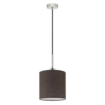 Eglo - LED-kattokruunu johdossa TUNJA 1xE27/60W/230V ruskea
