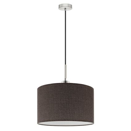 Eglo - LED-kattokruunu johdossa TUNJA 1xE27/60W/230V ruskea