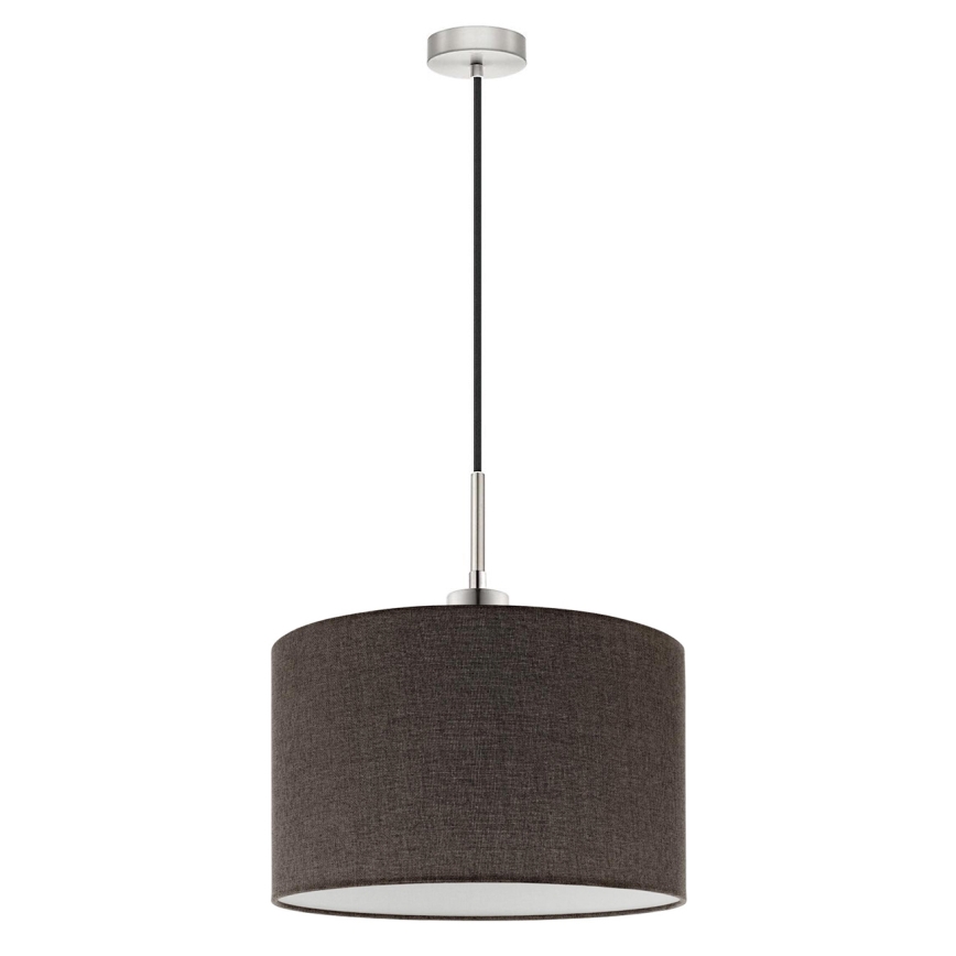 Eglo - LED-kattokruunu johdossa TUNJA 1xE27/60W/230V ruskea