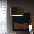 Eglo - LED-kattokruunu johdossa TUNJA 1xE27/60W/230V ruskea