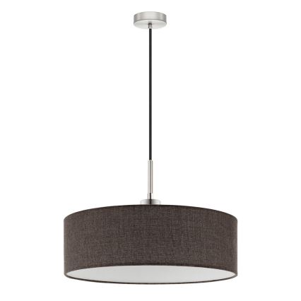 Eglo - LED-kattokruunu johdossa TUNJA 1xE27/60W/230V ruskea
