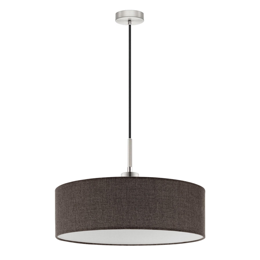 Eglo - LED-kattokruunu johdossa TUNJA 1xE27/60W/230V ruskea