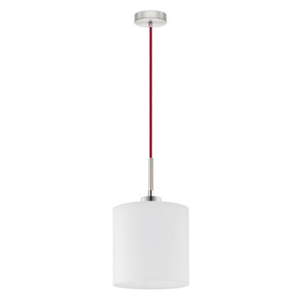 Eglo - LED-kattokruunu johdossa TUNJA 1xE27/60W/230V valkoinen