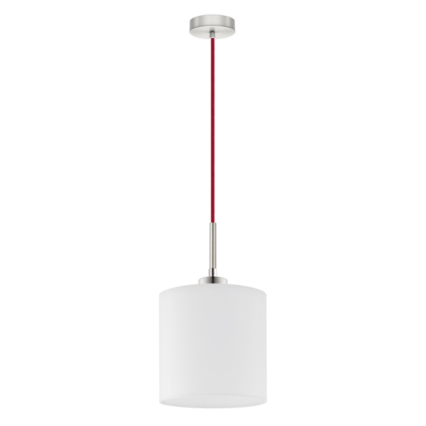 Eglo - LED-kattokruunu johdossa TUNJA 1xE27/60W/230V valkoinen